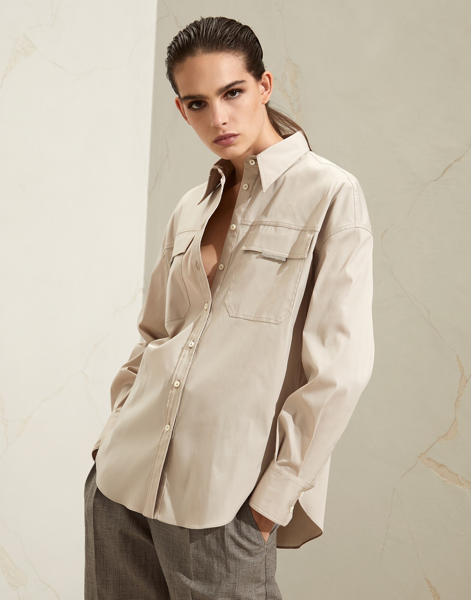 Cotton Shirt - Front