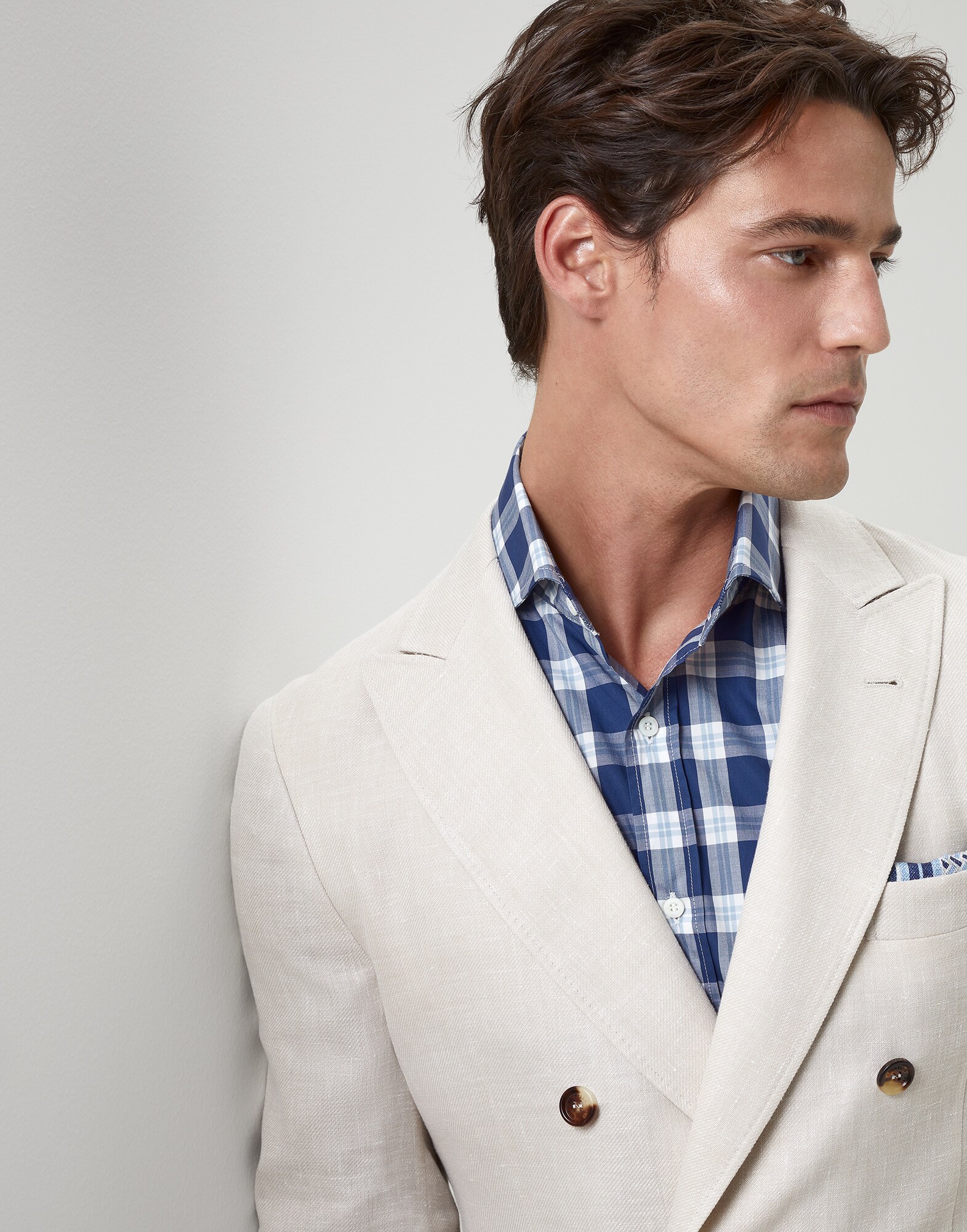 Eineinhalb-reihiger Blazer - Detailansicht