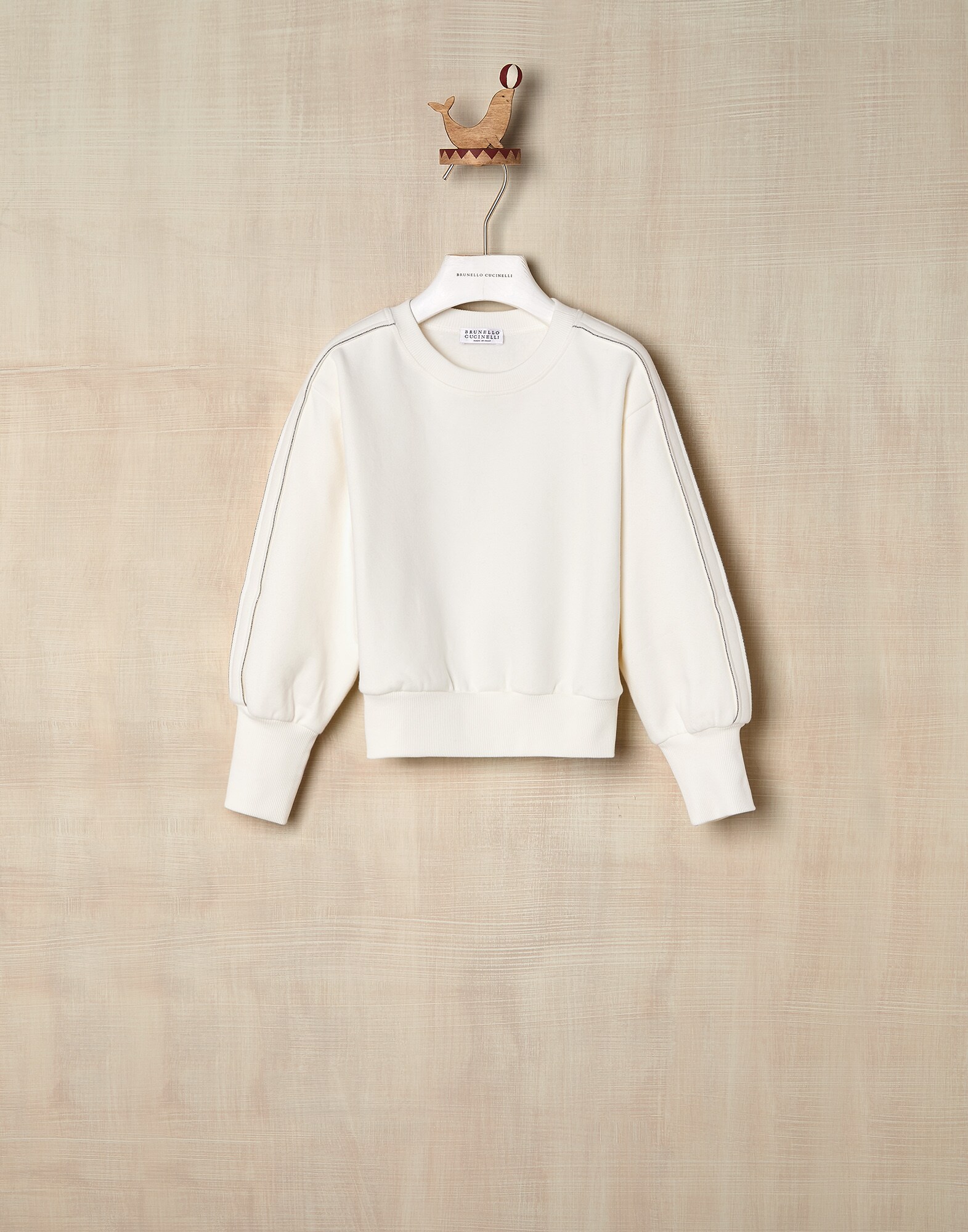 Topwear Blanc Cassé Fille 1 - Brunello Cucinelli