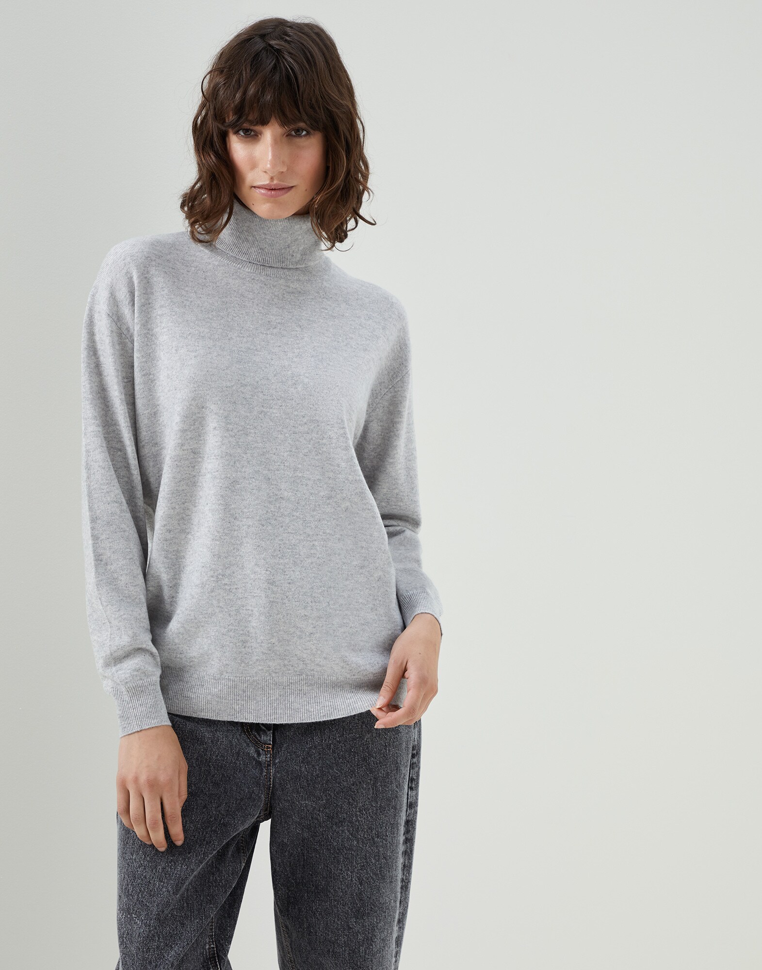 Maglia con monile Ciottolo Donna - Brunello Cucinelli