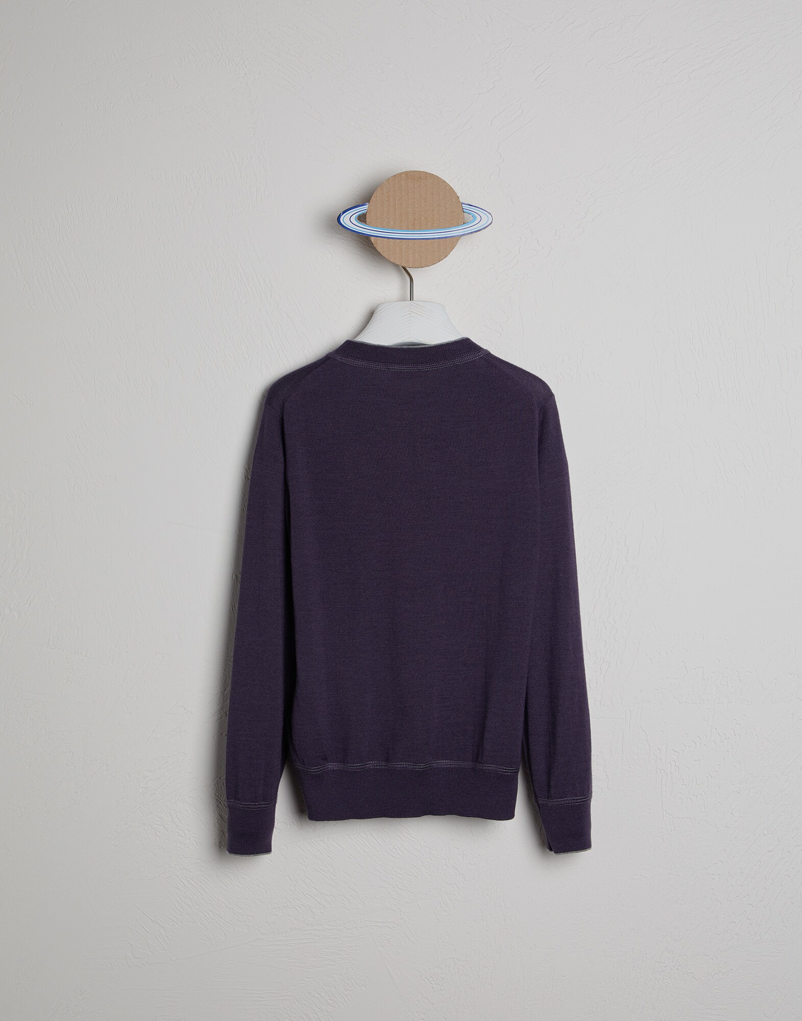 Pullover mit Rundhalsausschnitt - Rückansicht