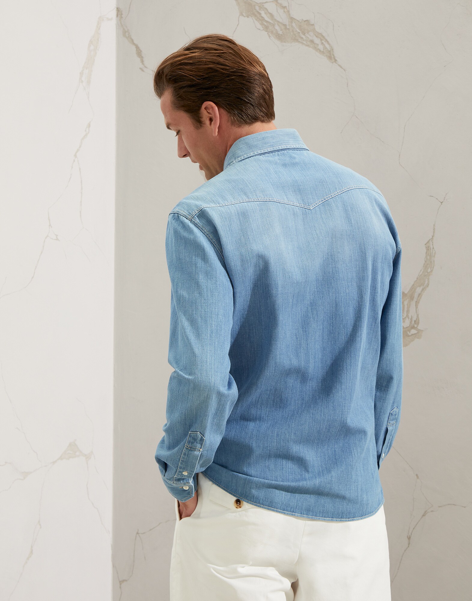Chemise en Denim - Back