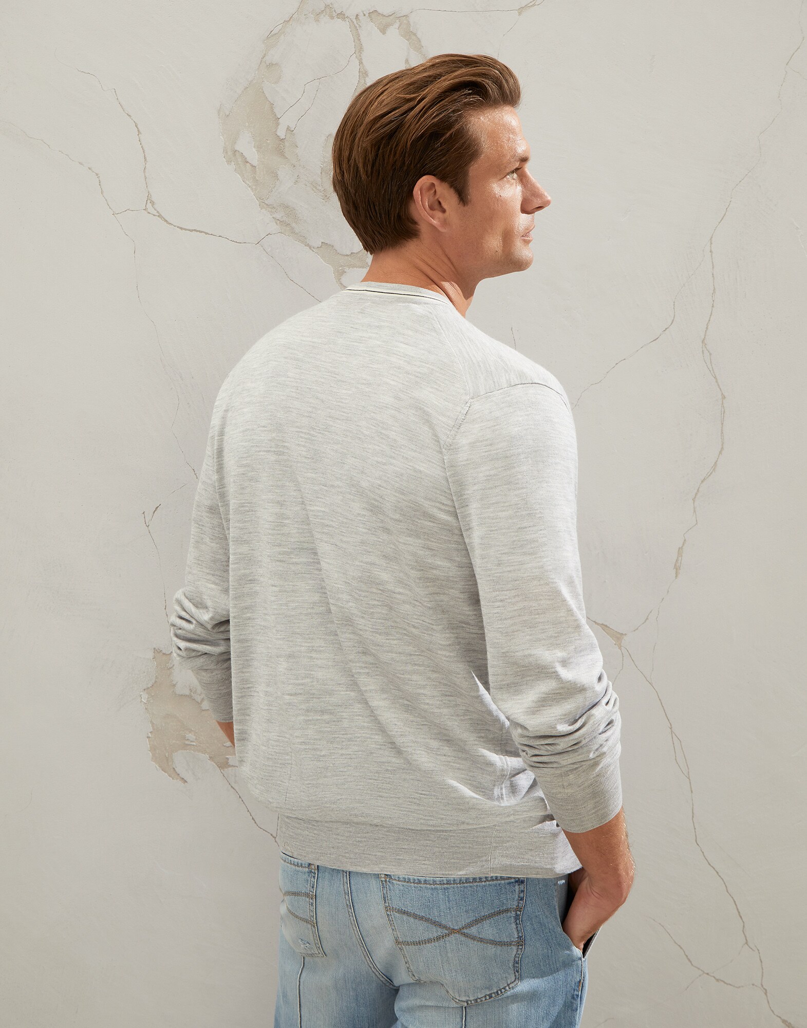 Button-front Cardigan - Back view