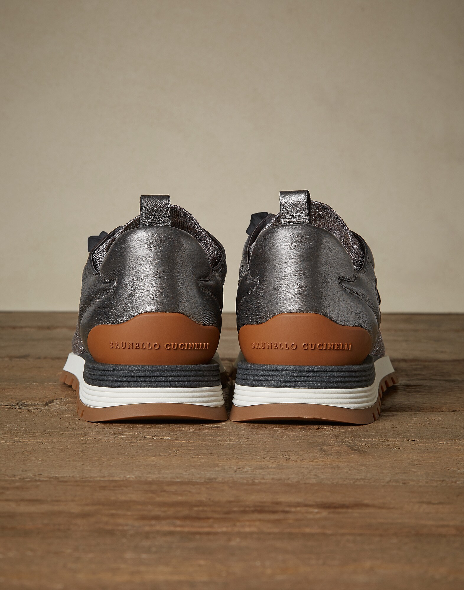 Sneakers Light Grey Woman 1 - Brunello Cucinelli