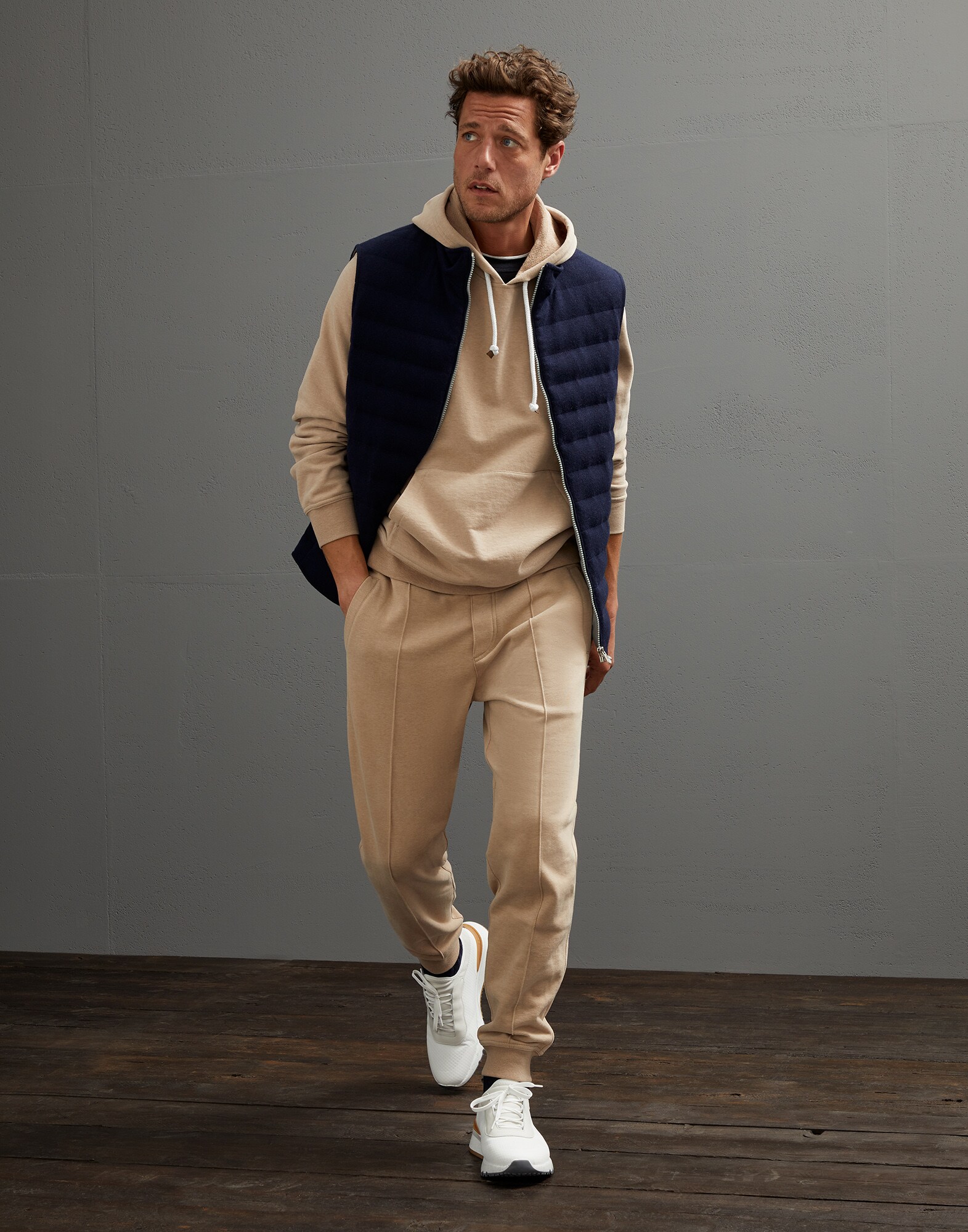 Knit Down Jacket - Full look