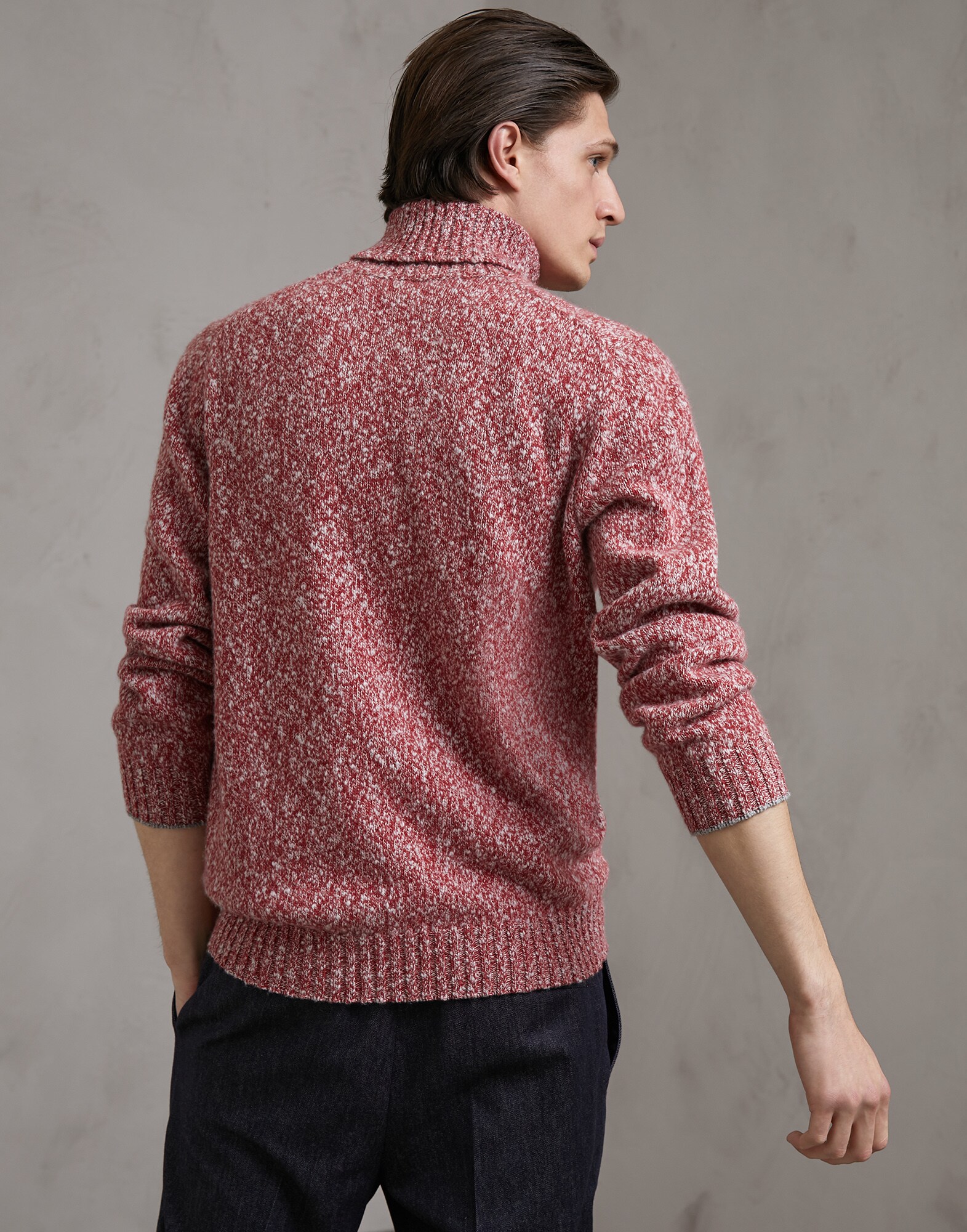 High Neck Sweater - Back