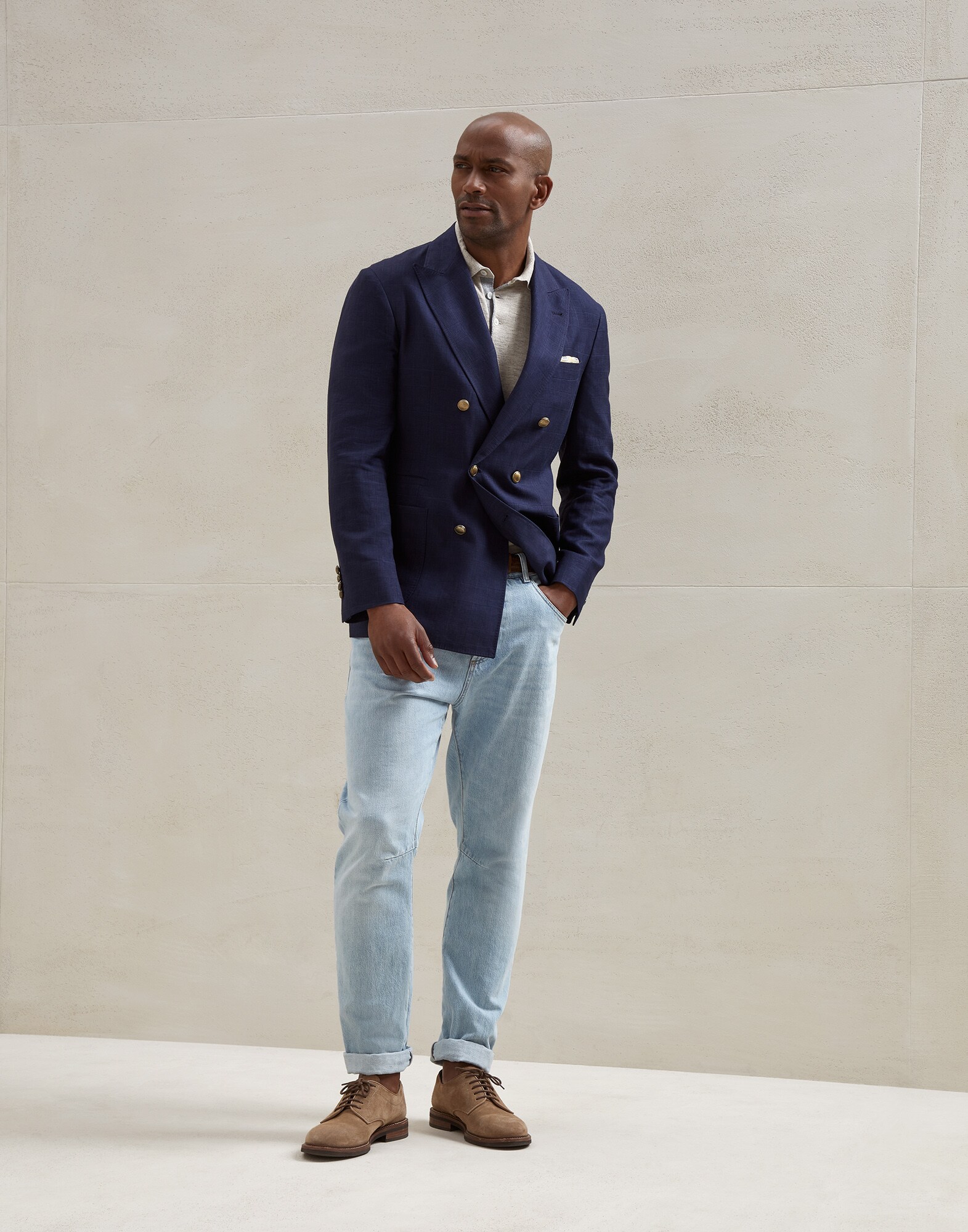 Pull Style Polo - Vue tenue complète