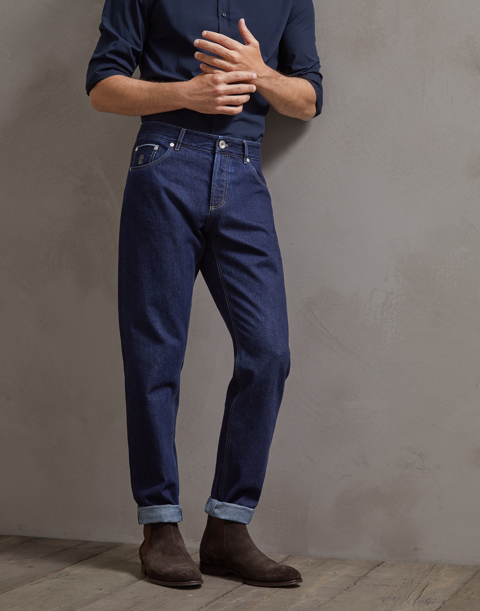 Denim Trousers - Front