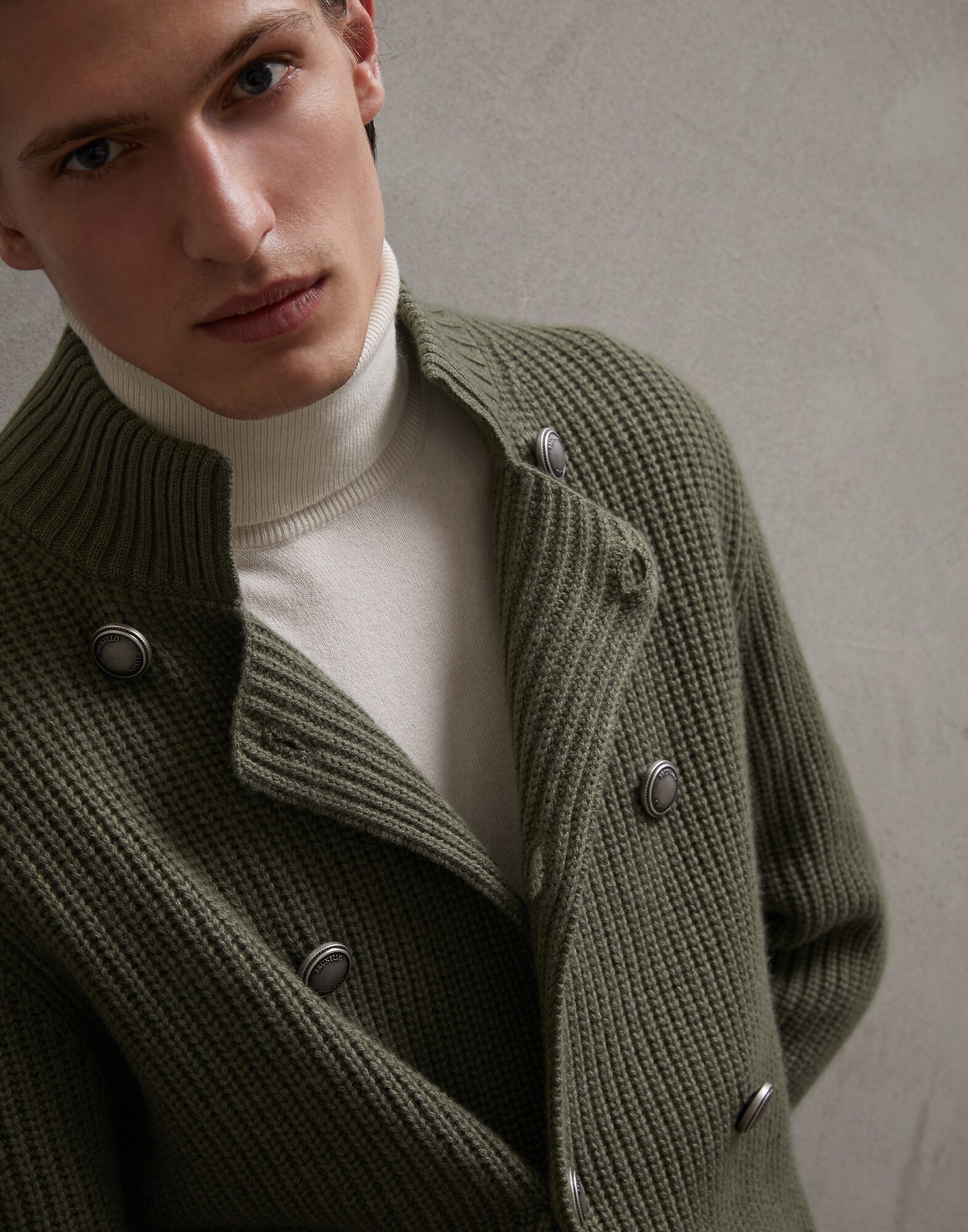Button-front Cardigan - Detail
