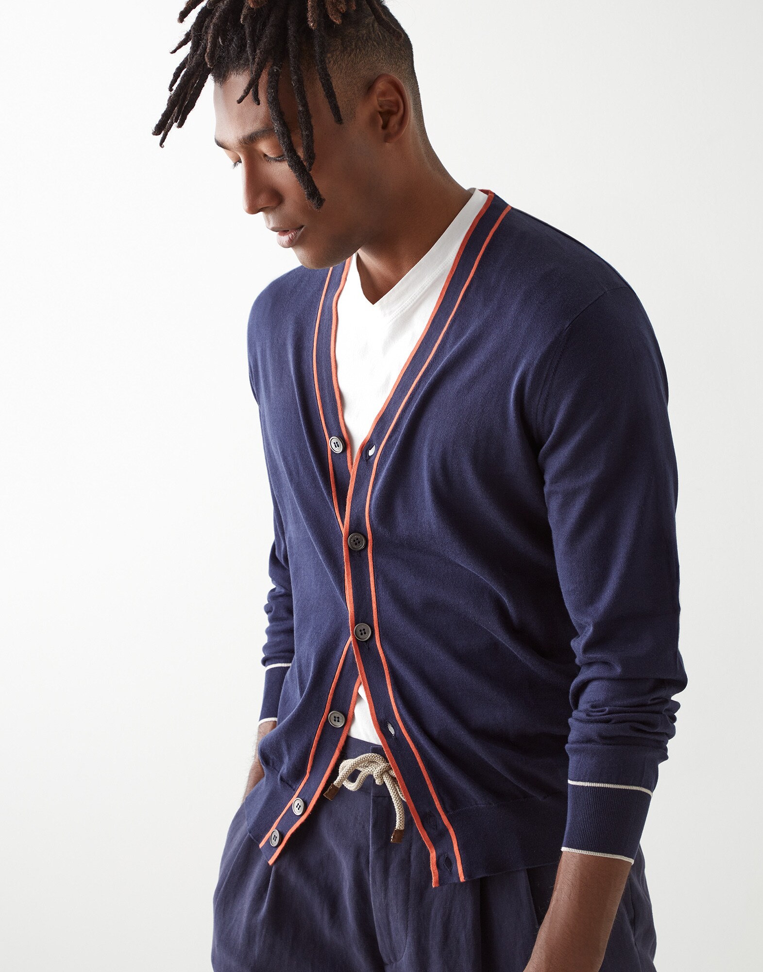 Button-front Cardigan - Front view