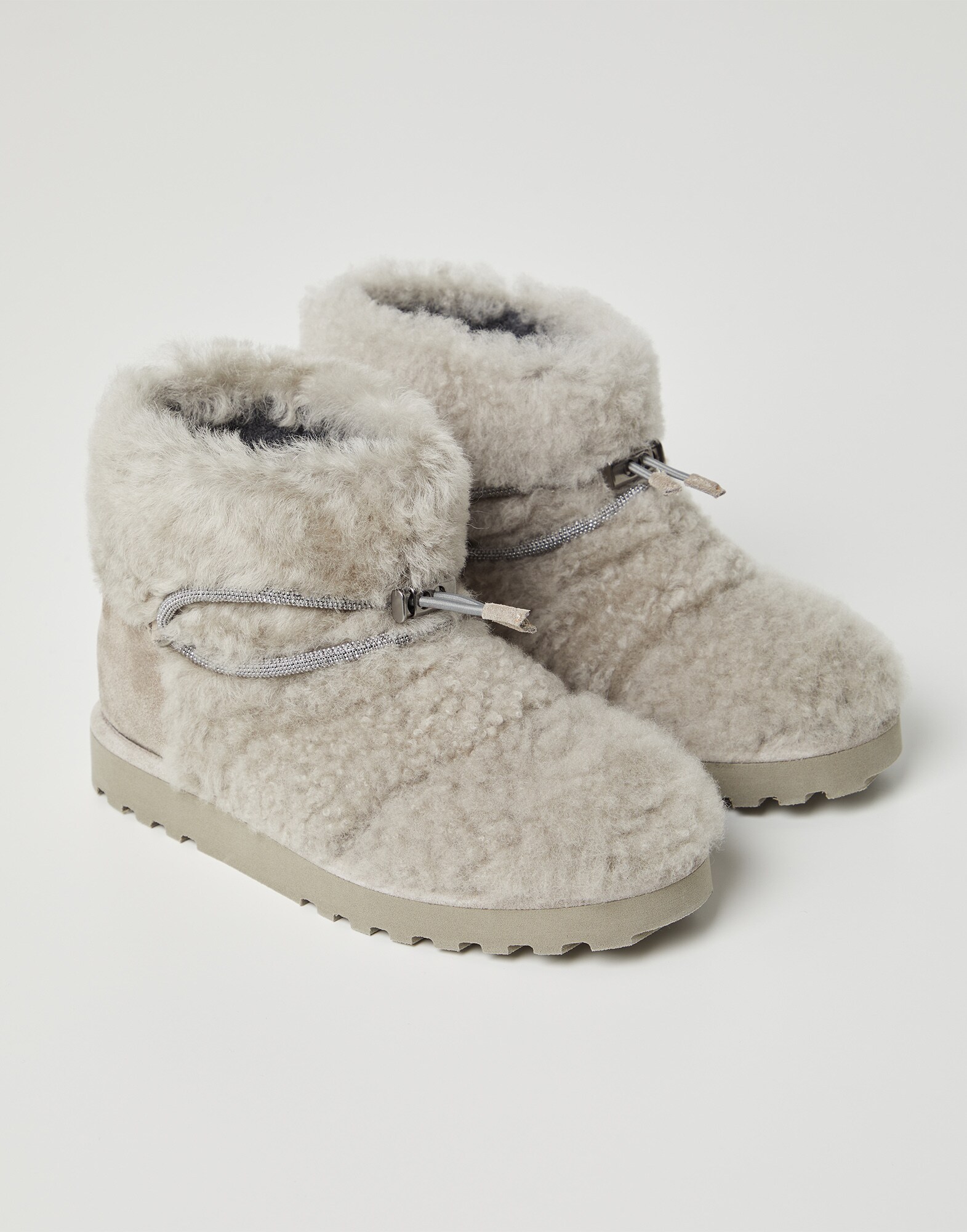 Boots aus Shearling