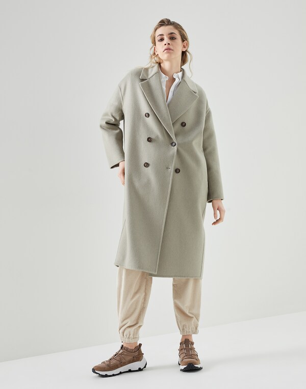 Пальто ручной работы Оливковый Женщина - Brunello Cucinelli 