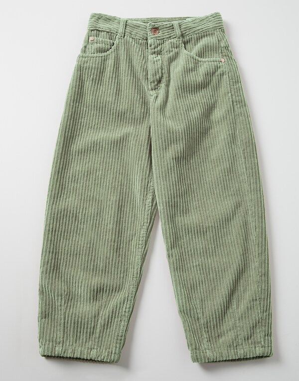 Barrel trousers Green Girl - Brunello Cucinelli 