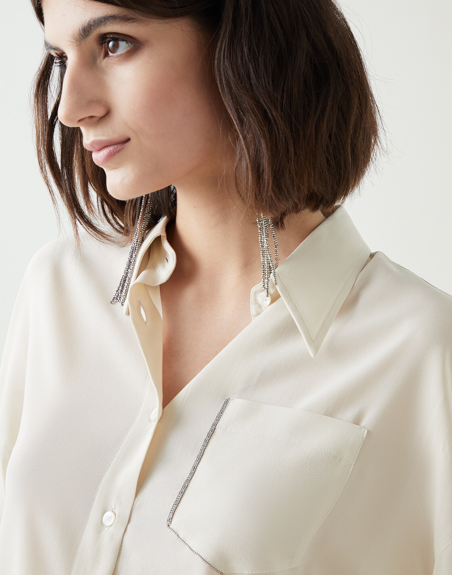 Camisa de Seda - Vista de detalle