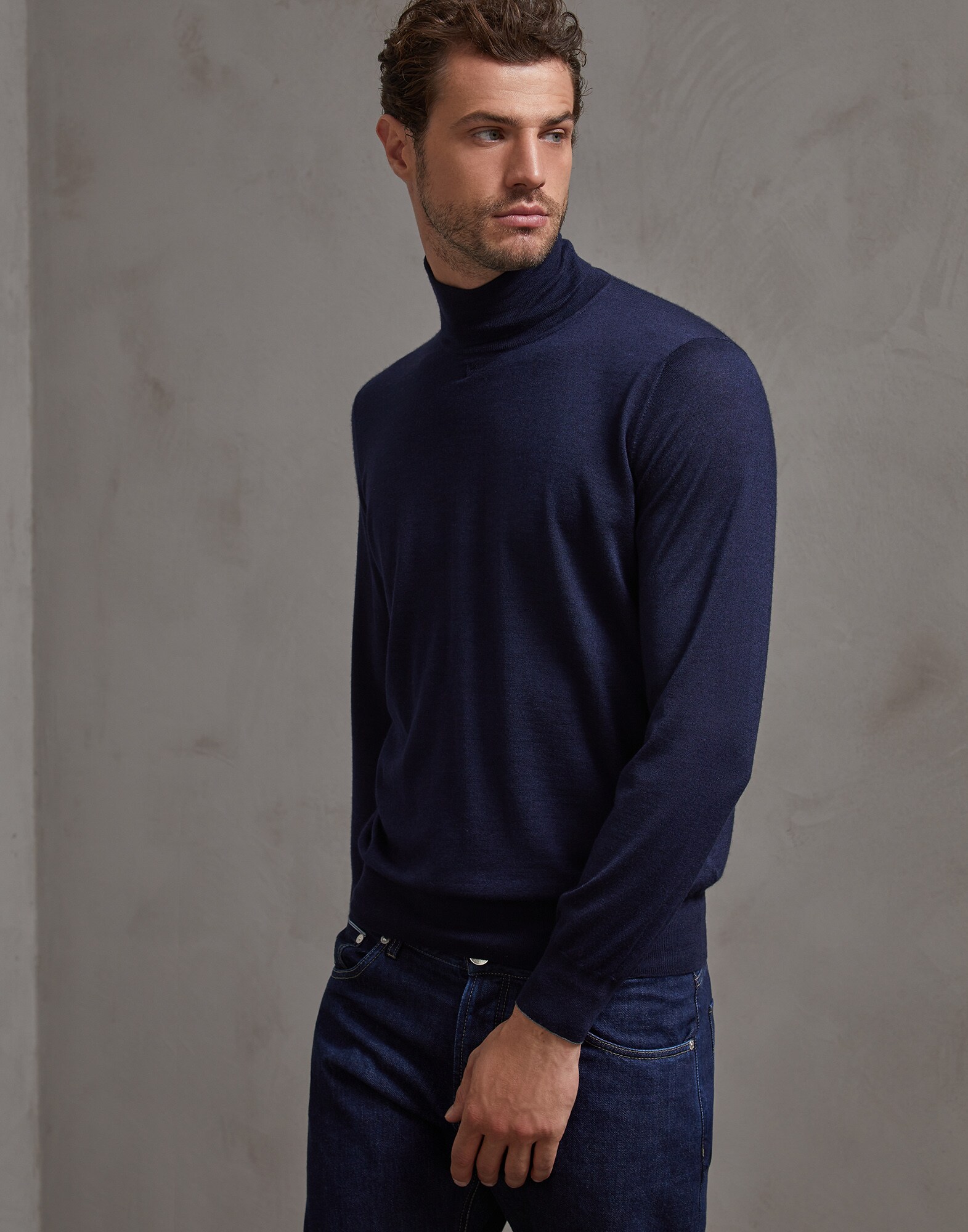 High Neck Sweater - Front