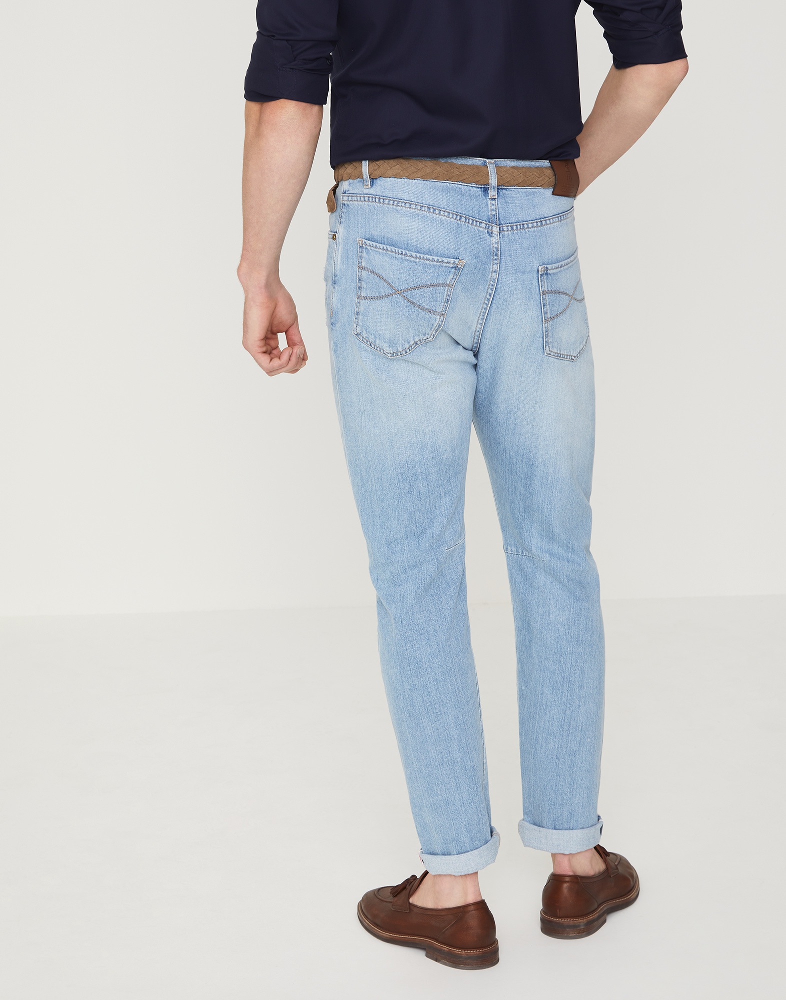 Denim Trousers - Back view