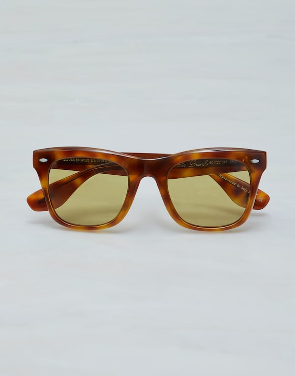 Mr.Brunello醋酸纤维太阳镜，搭配光致变色镜片 浅复古棕色 眼镜 - Brunello Cucinelli