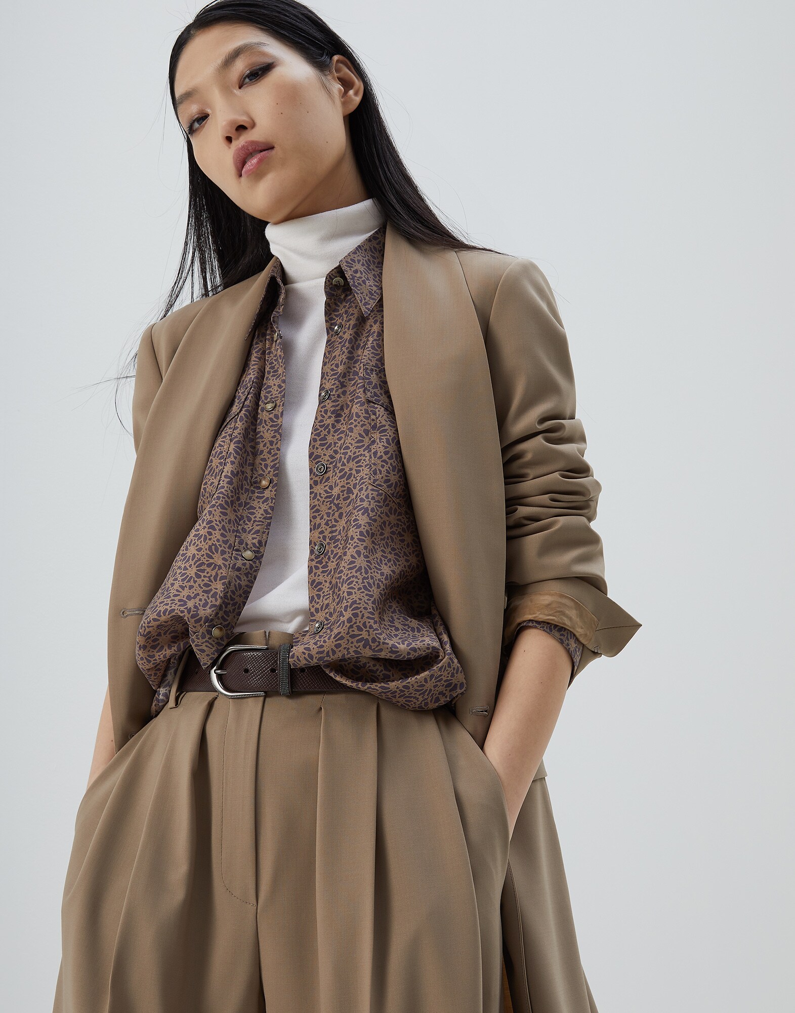 Belt Chestnut Woman 3 - Brunello Cucinelli