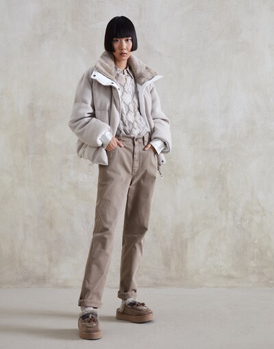 Plumífero de Punto - Vista look completo