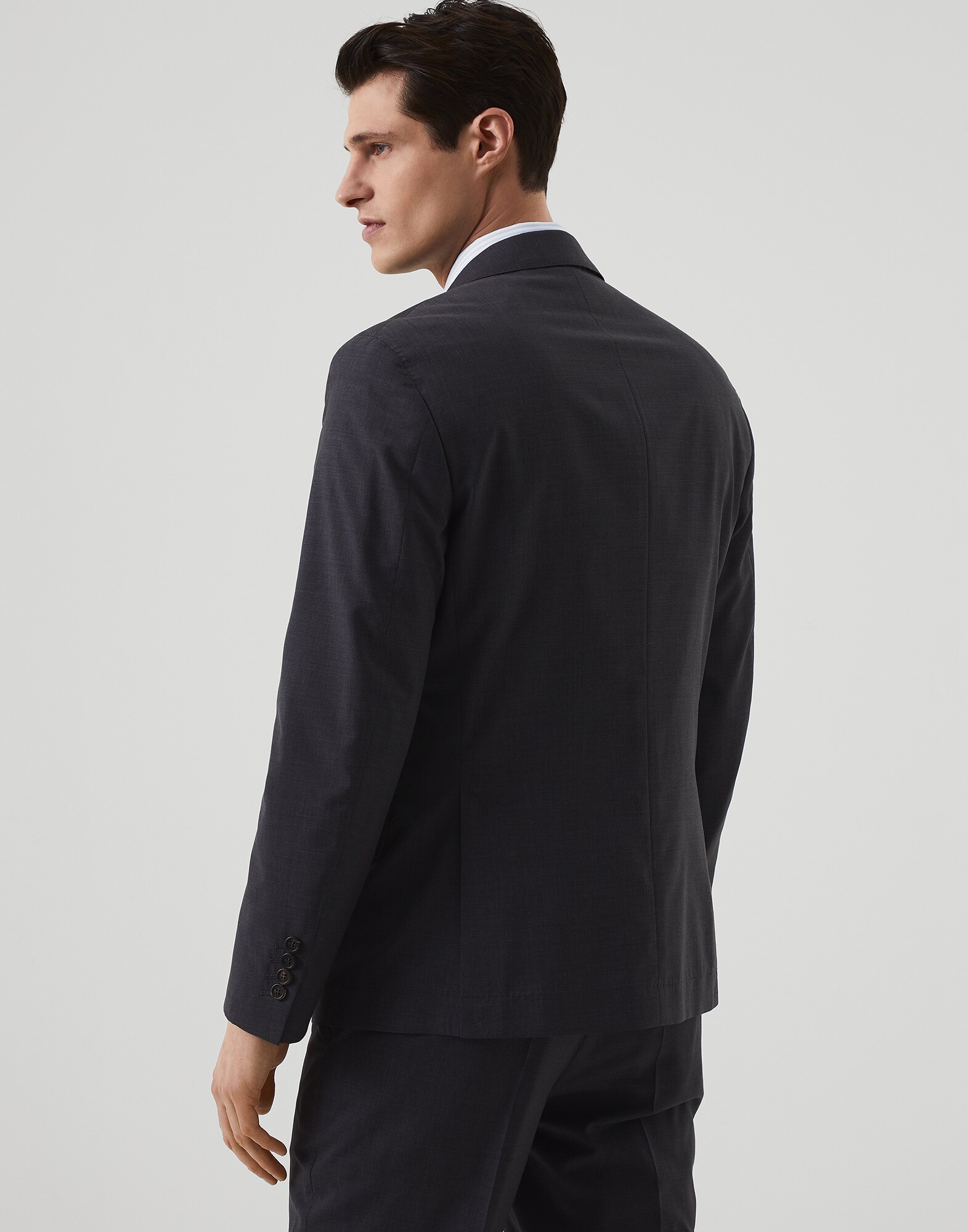 Chaqueta de Botonadura Simple - Vista trasera
