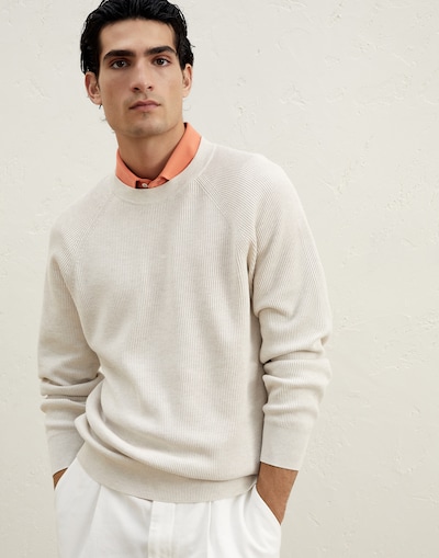 English Rib knit sweater (231M29400100) for Man | Brunello Cucinelli