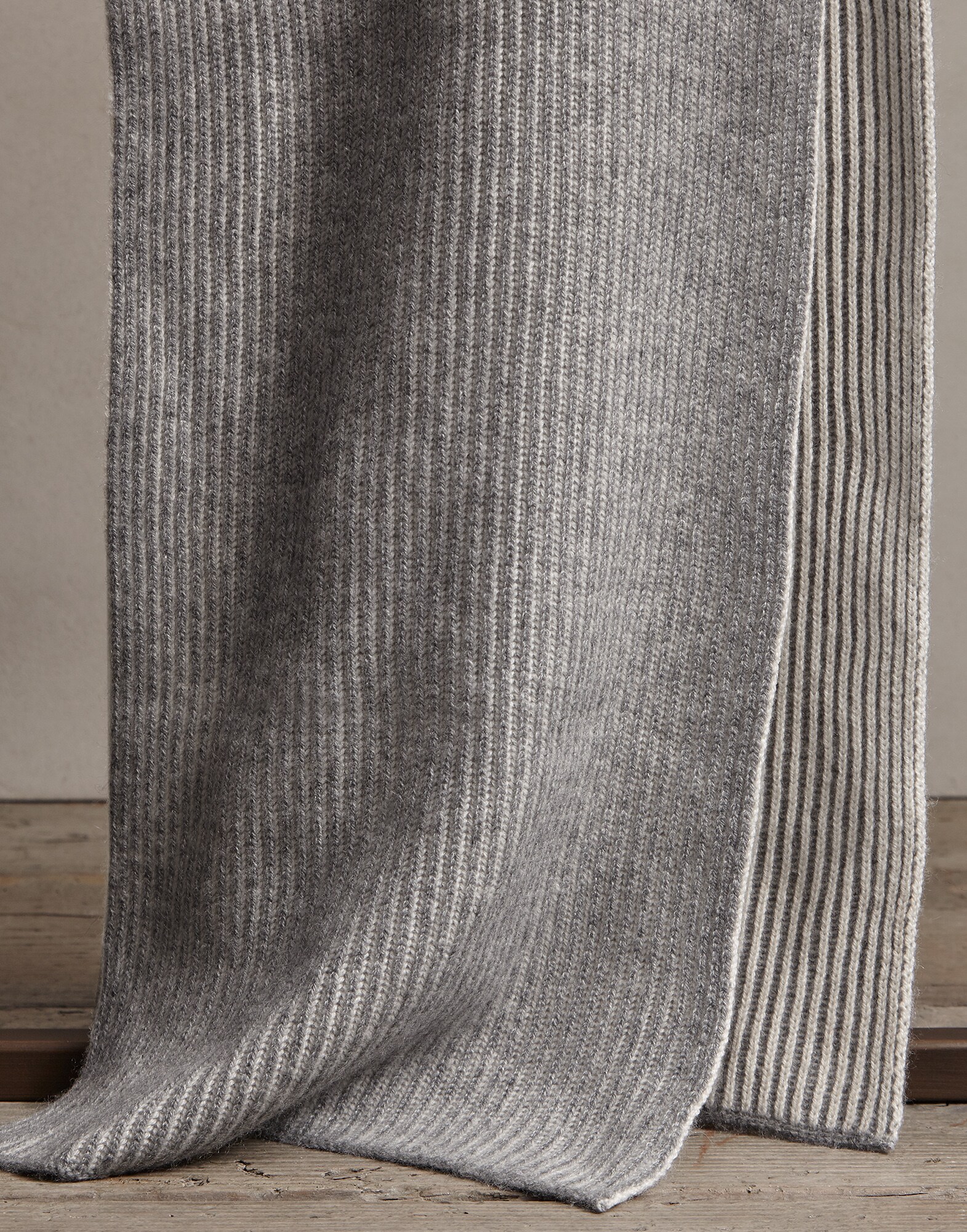 Écharpe Fantaisie Gris Moyen Homme 1 - Brunello Cucinelli