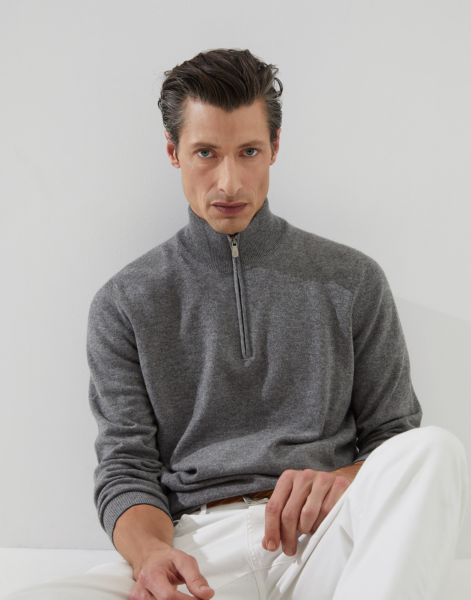 High Neck Sweater - Editorial
