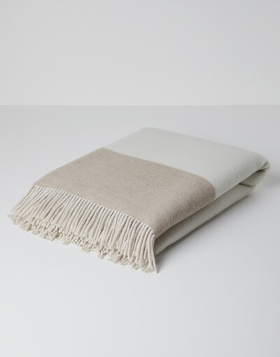 Cashmere Throw - Back view