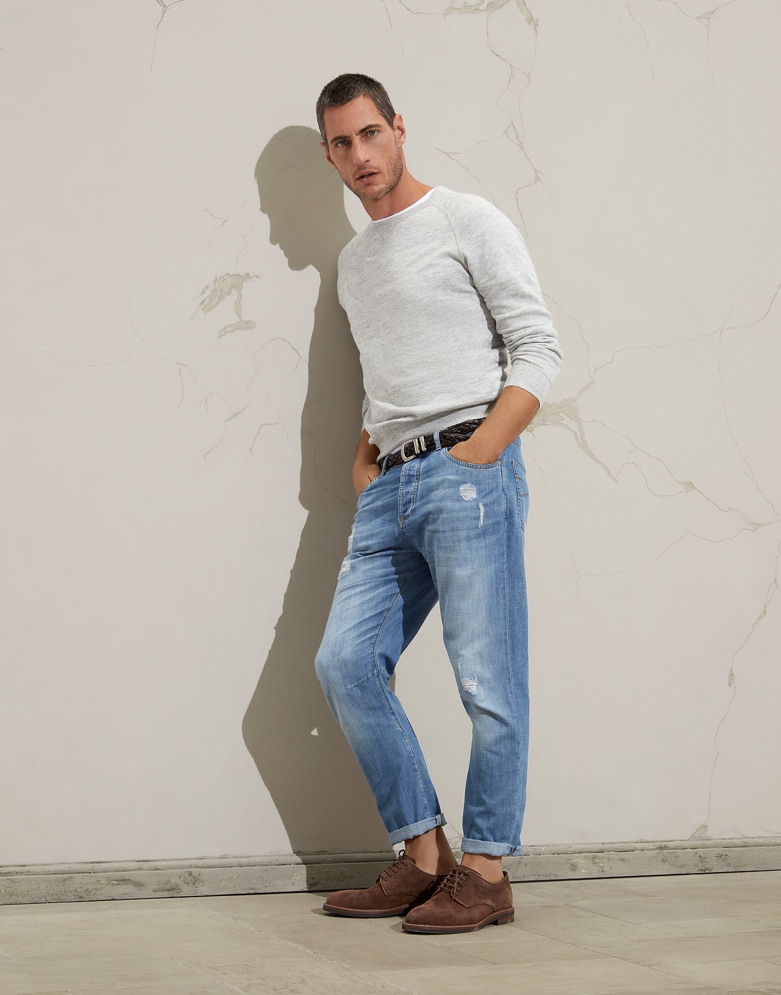 Pullover mit Rundhalsausschnitt - Look