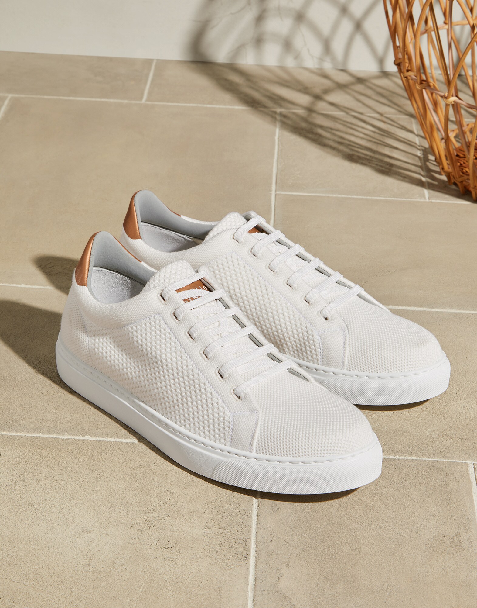 Knit sneakers Milk Man - Brunello Cucinelli