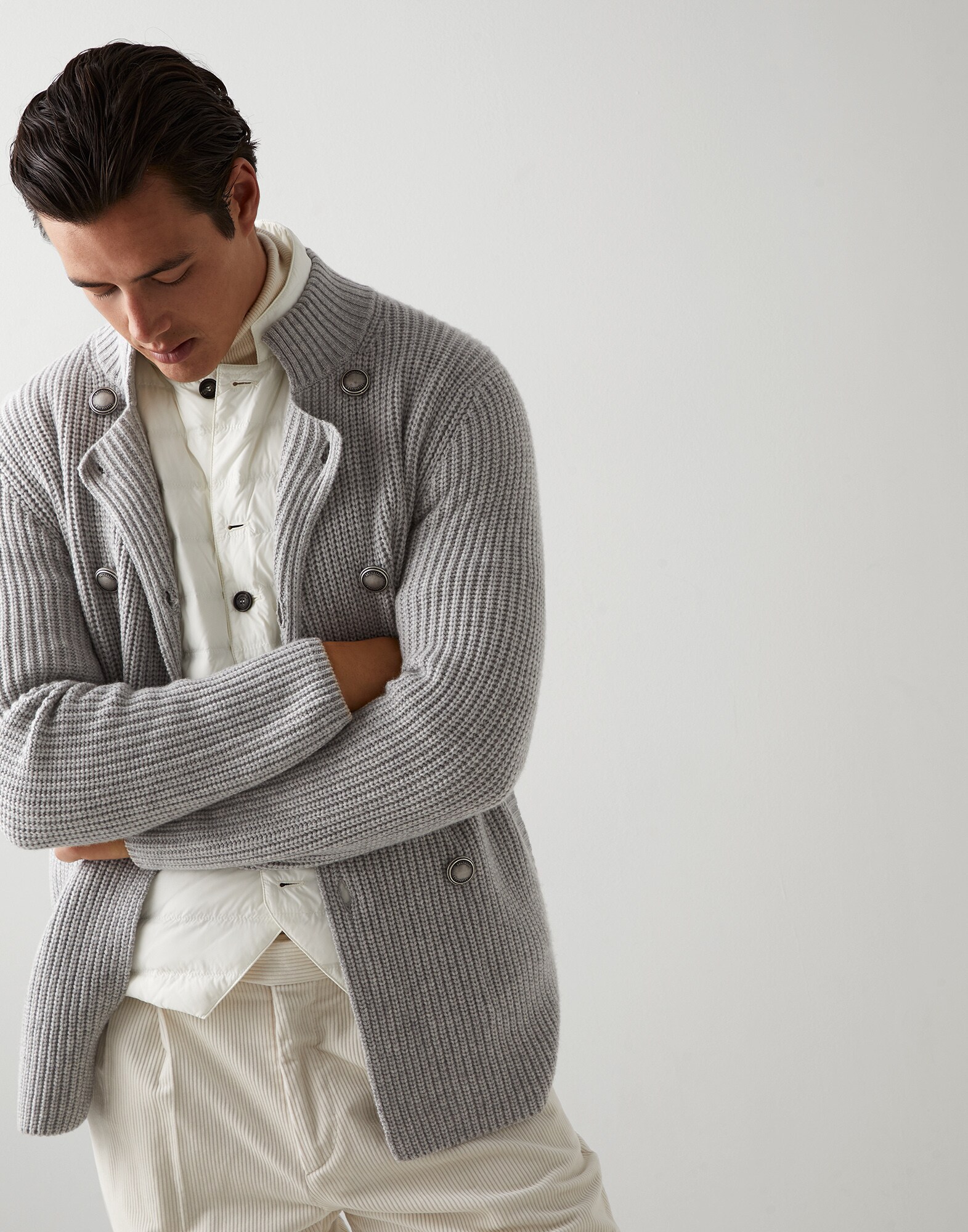 Doudoune style gilet Panama Homme - Brunello Cucinelli