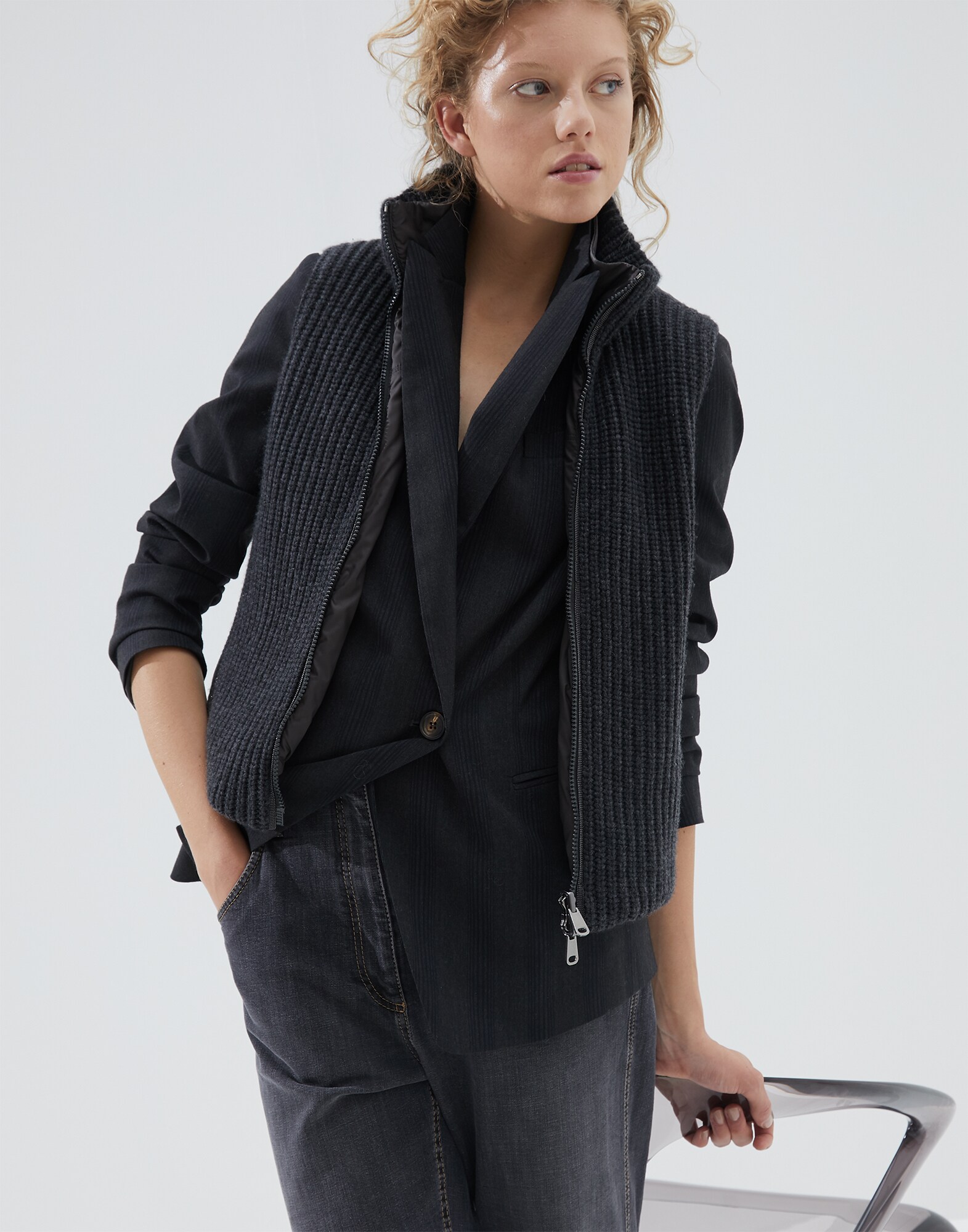 Down Sleeveless Jacket - Editorial