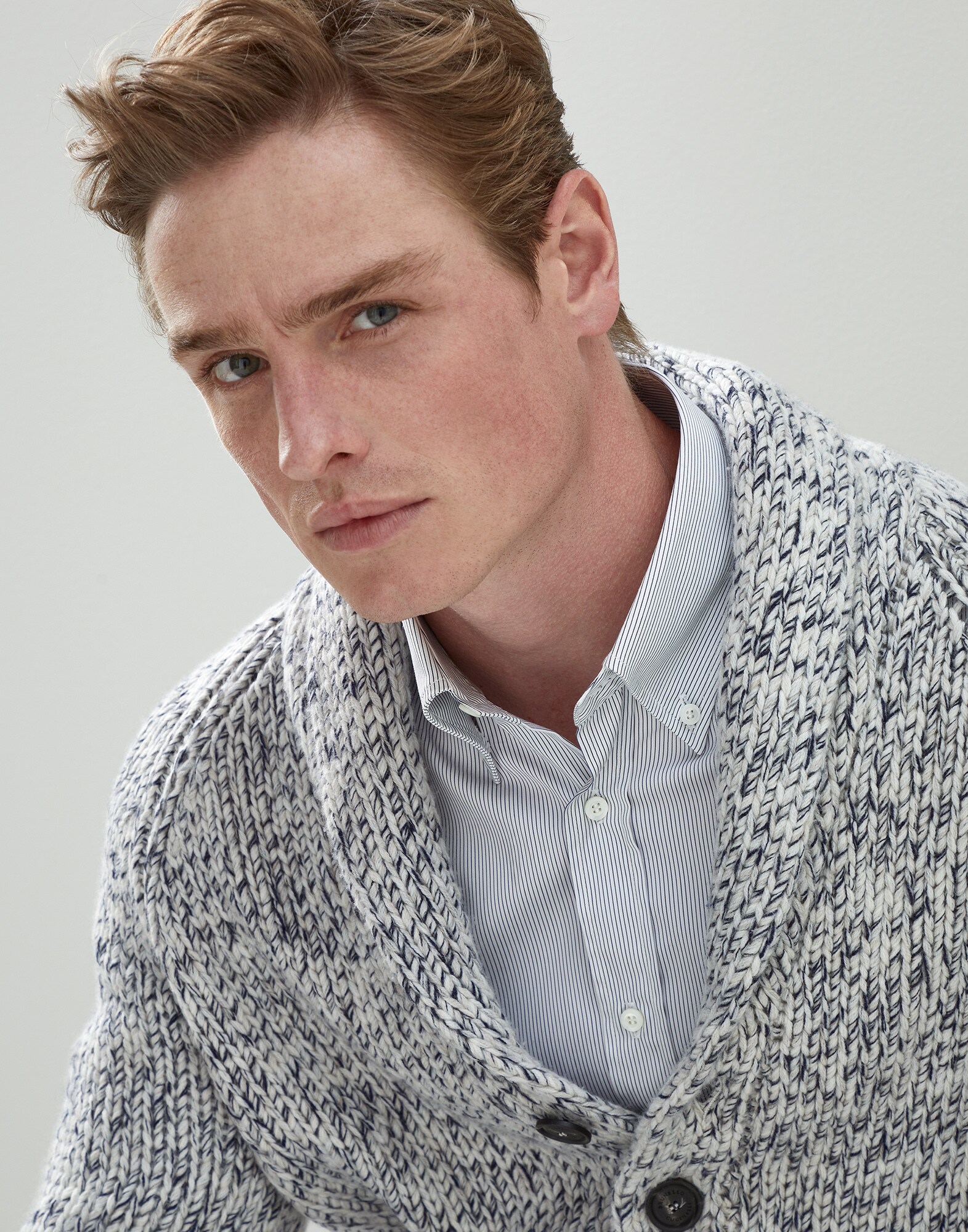 Button-front Cardigan - Detail view
