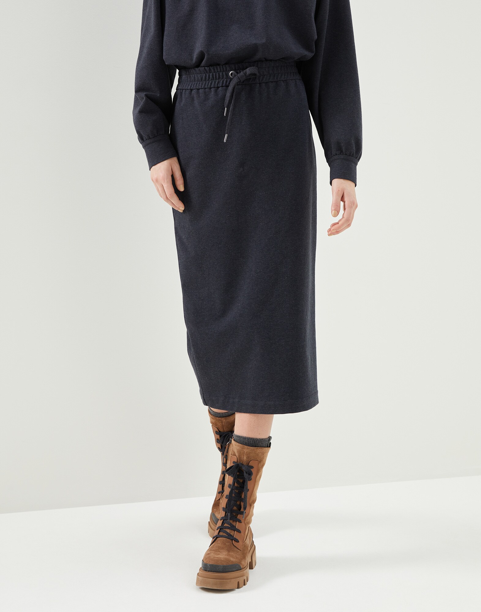 Pencil skirt Anthracite Woman - Brunello Cucinelli