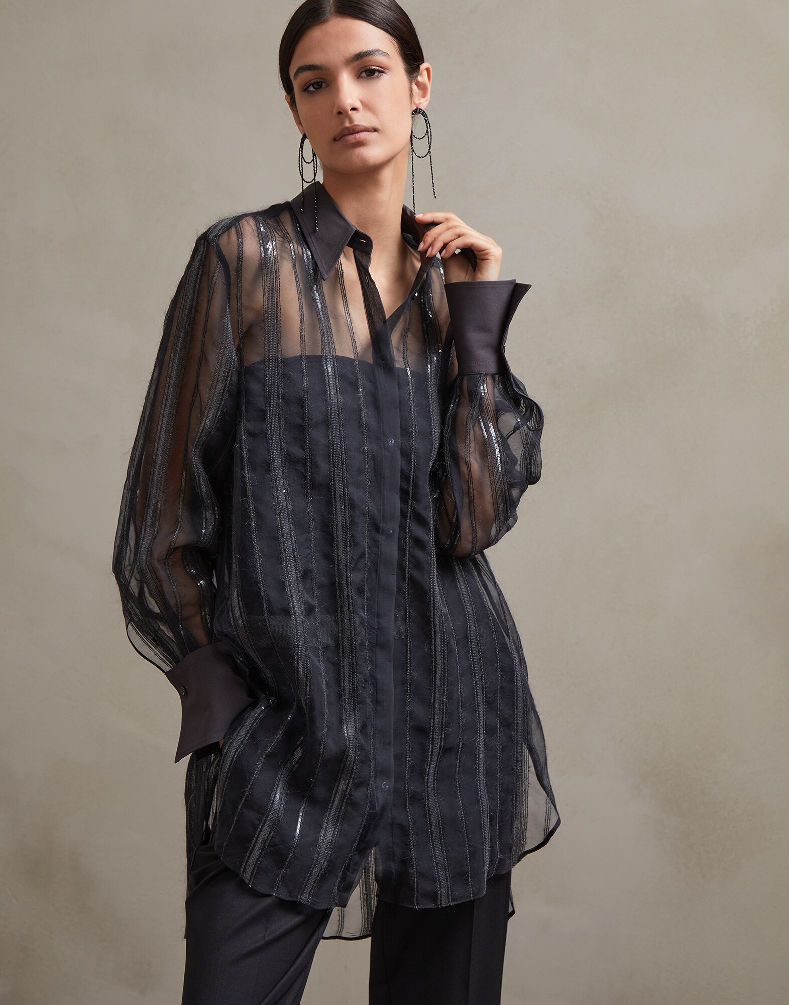 Camisa de Seda - Front