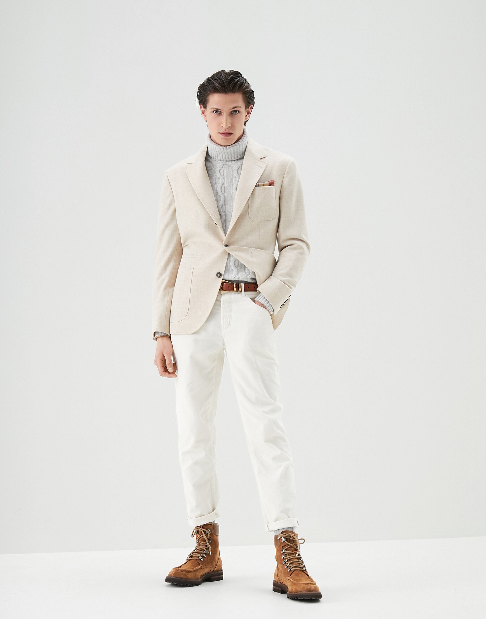 High Neck Sweater - Look