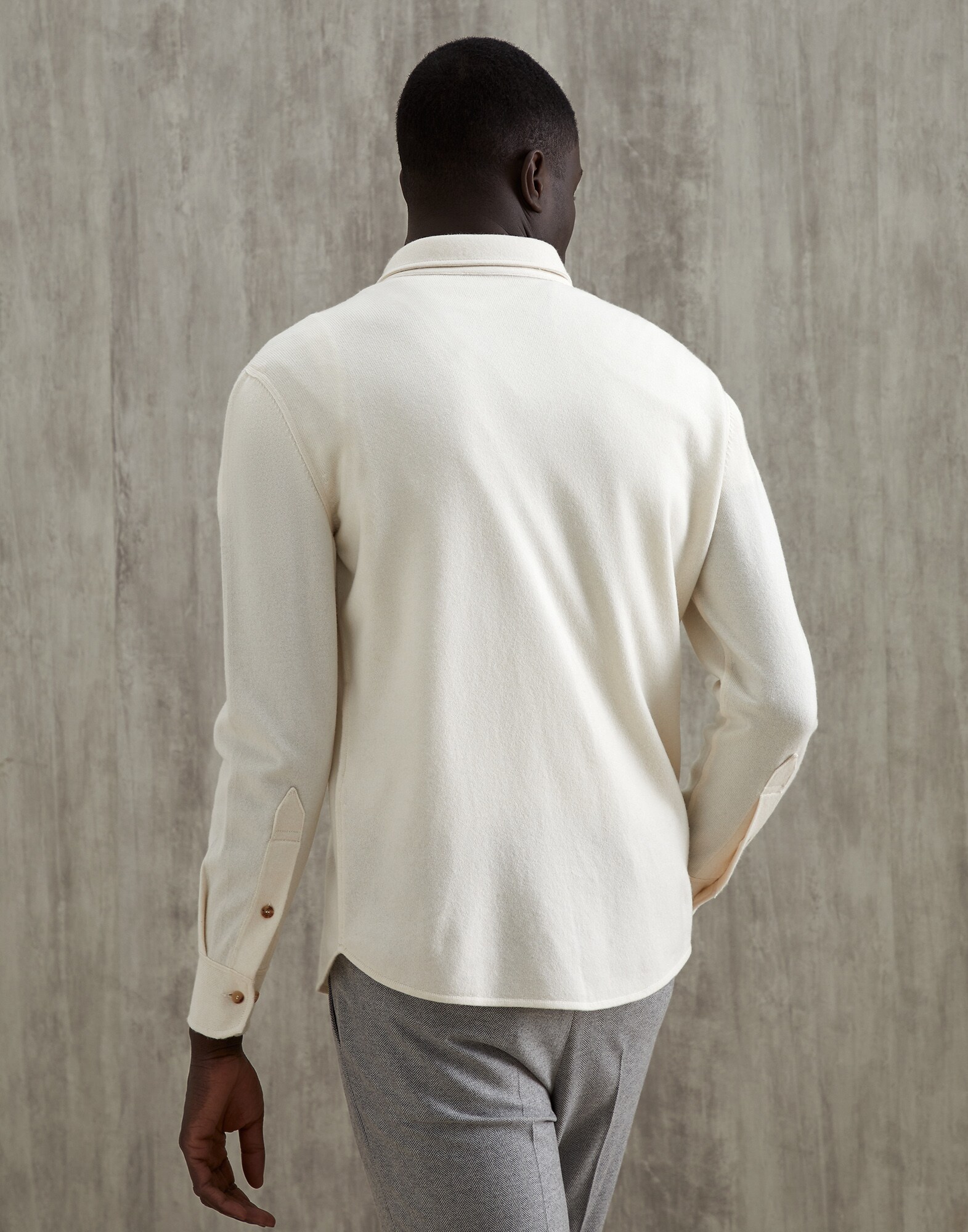 Button-front Cardigan - Back view
