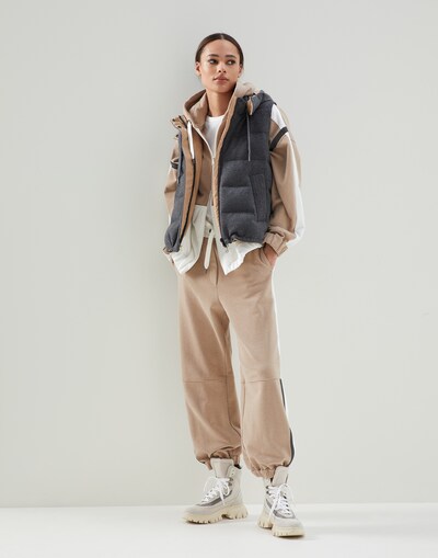 Knit Down Jacket - Full look