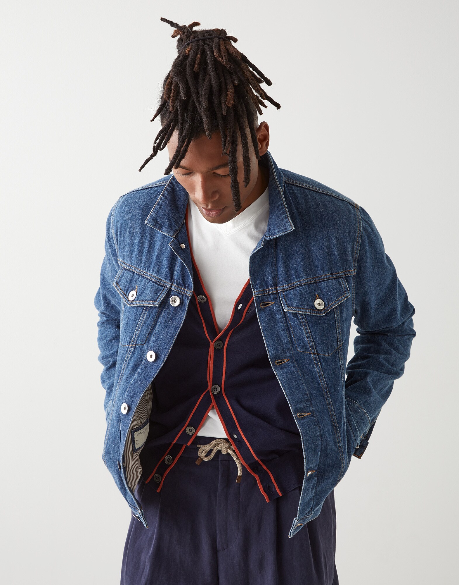 Button-front Cardigan - Editorial view