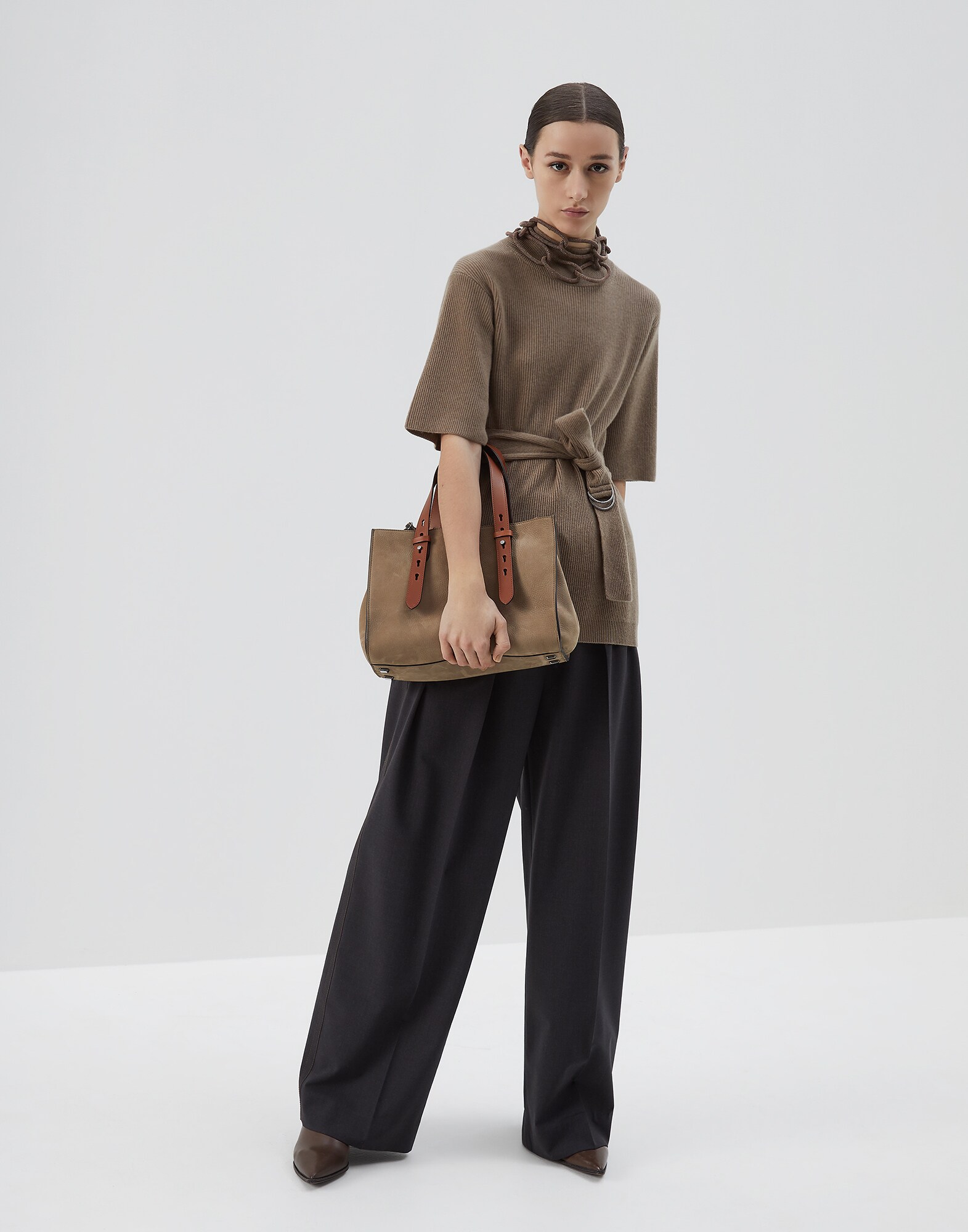 High Neck Sweater - Look