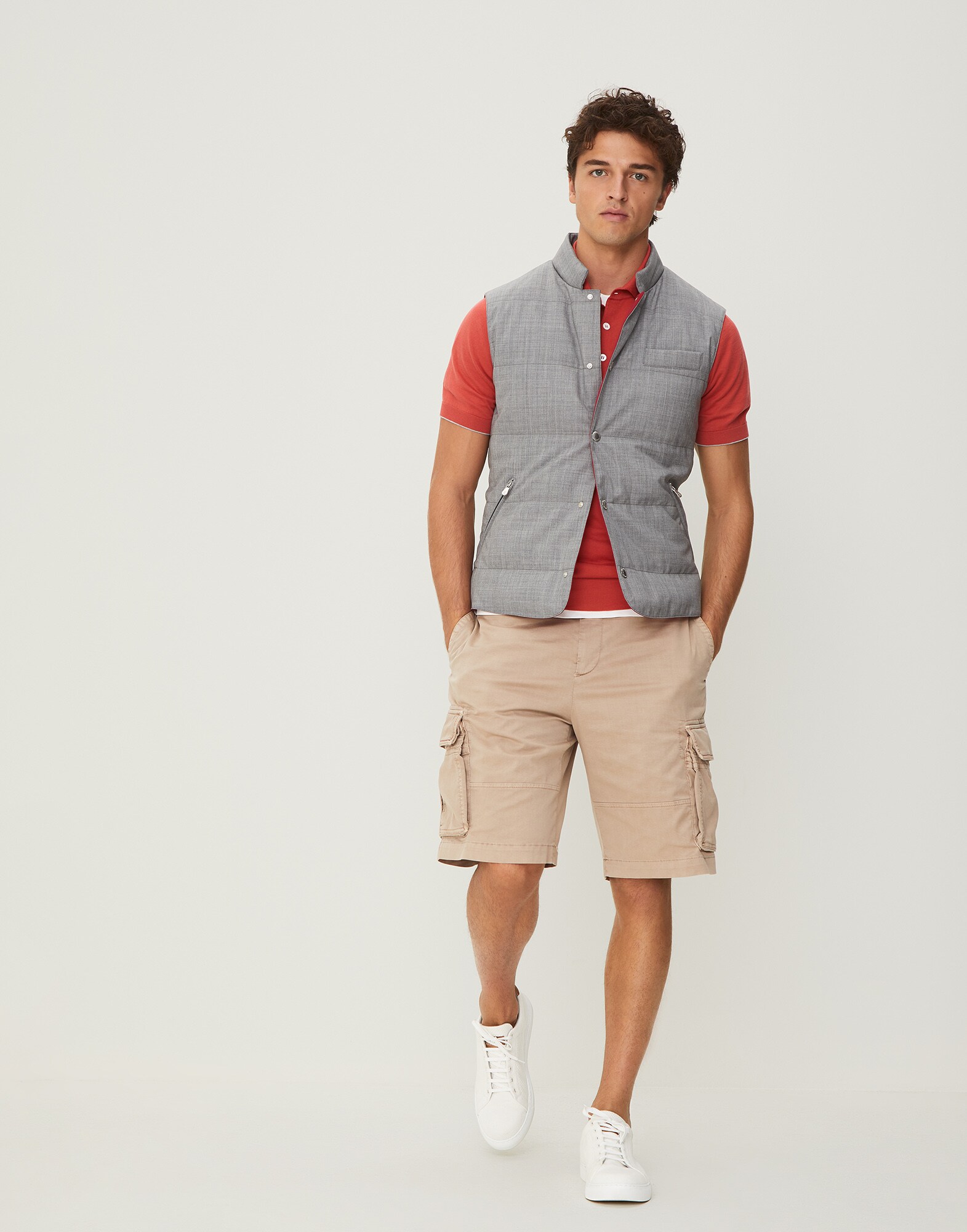 Down Sleeveless Jacket - Look