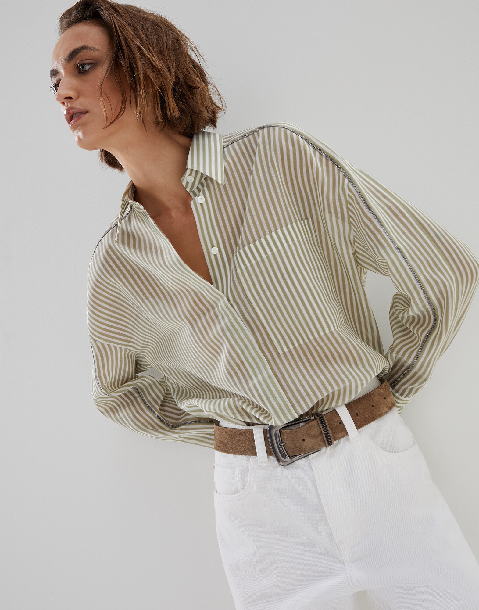 Chemise en Soie - Vue éditoriale