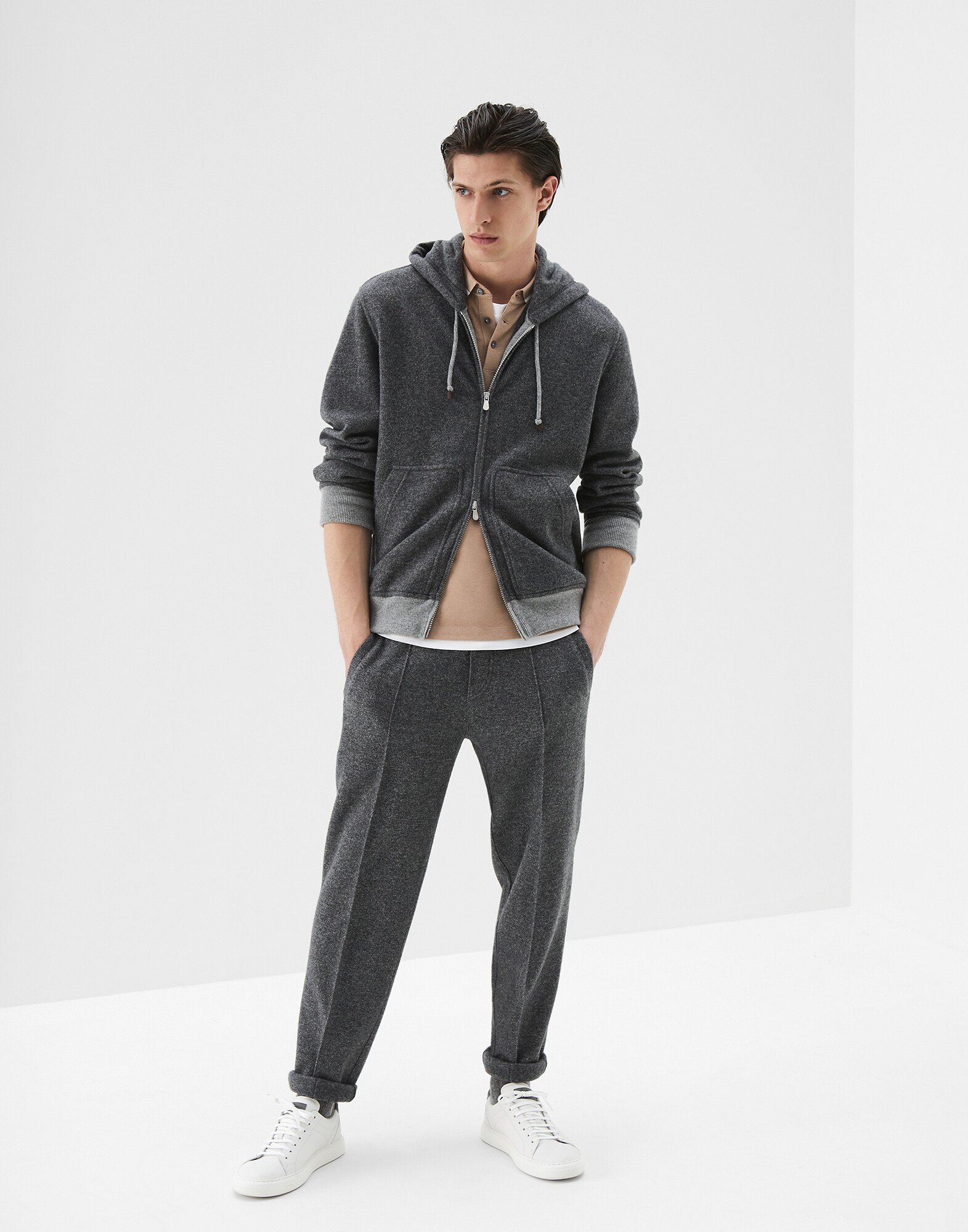 Sweatshirt Plomb Homme 4 - Brunello Cucinelli