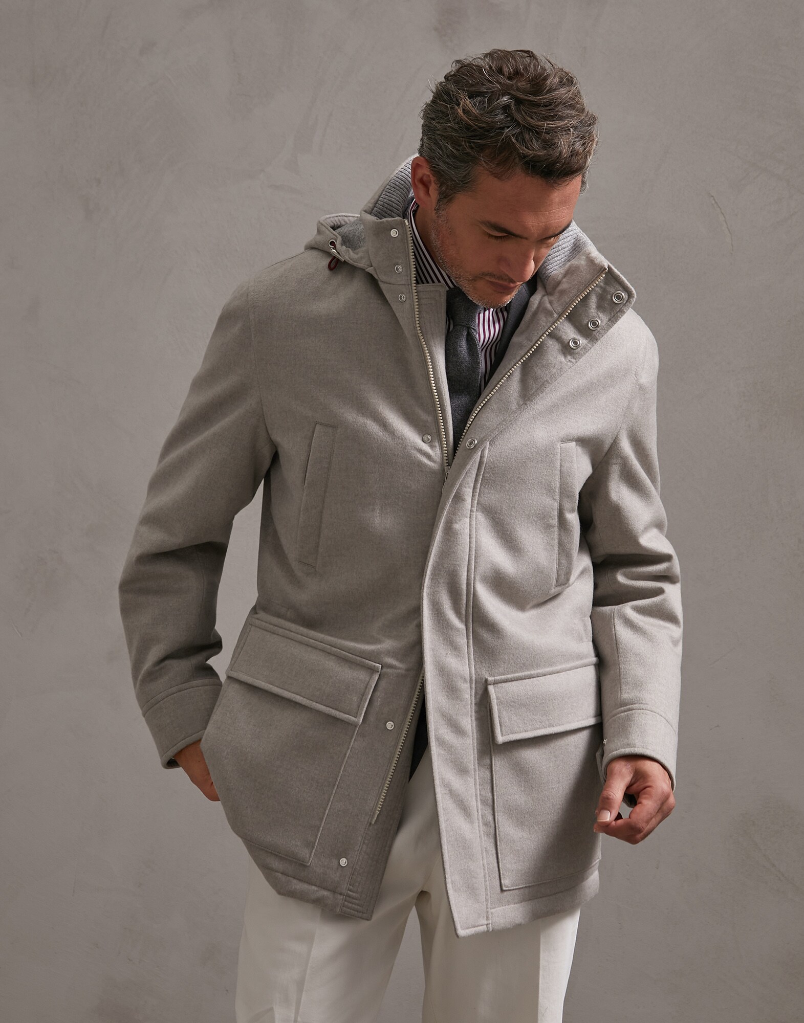 Parka Lessivè Man 1 - Brunello Cucinelli