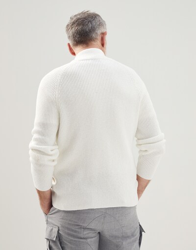 Zip-front Cardigan - Back view