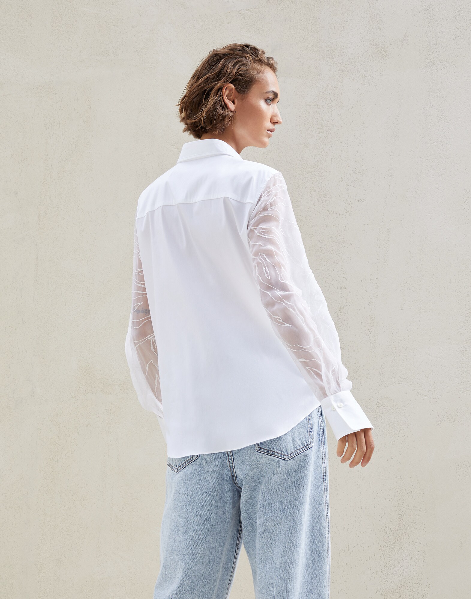 Cotton Shirt - Back view