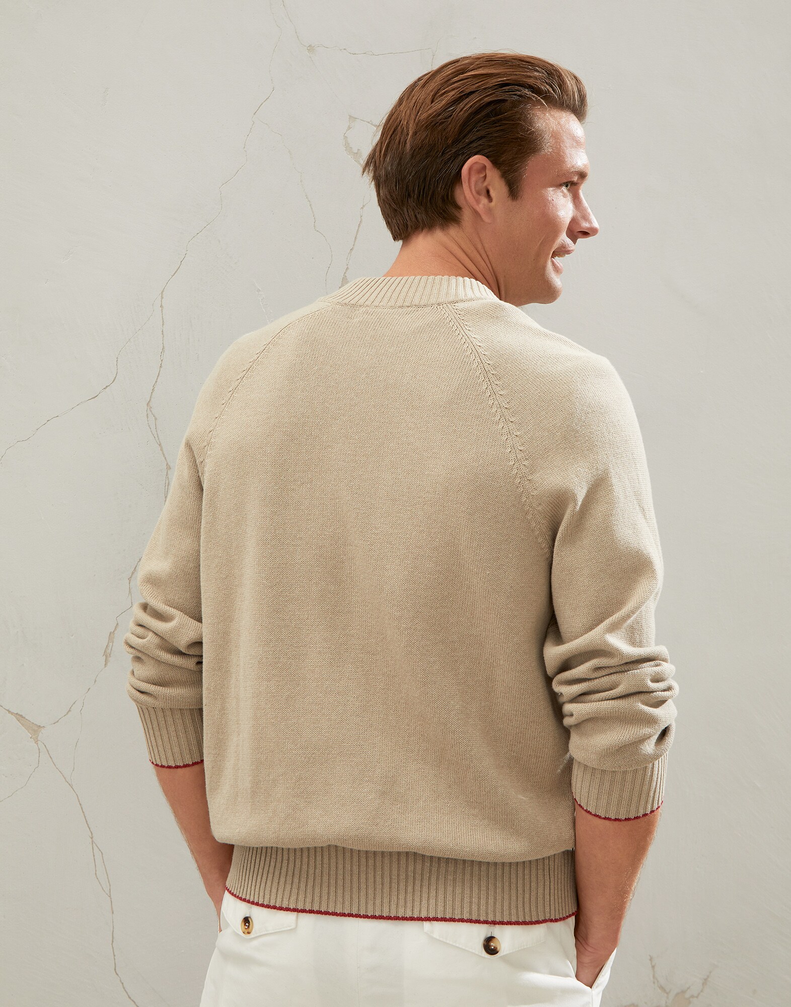 Zip-front Cardigan - Back