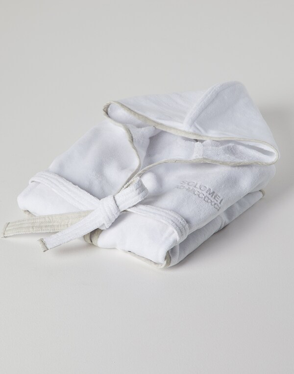 Terrycloth bathrobe White Little Things - Brunello Cucinelli 