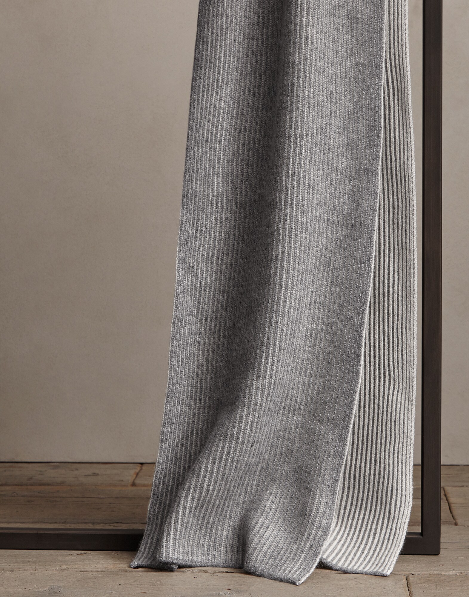 Écharpe Fantaisie Gris Moyen Homme 0 - Brunello Cucinelli