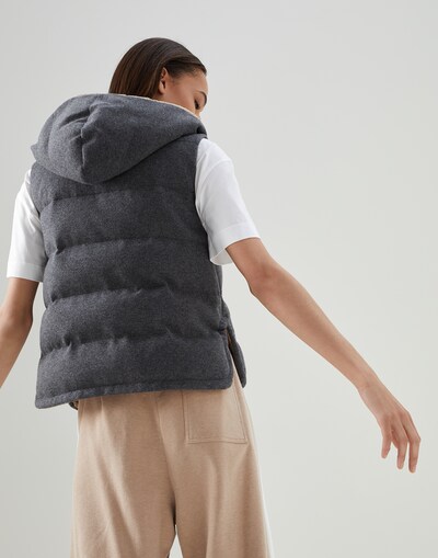 Knit Down Jacket - Back view